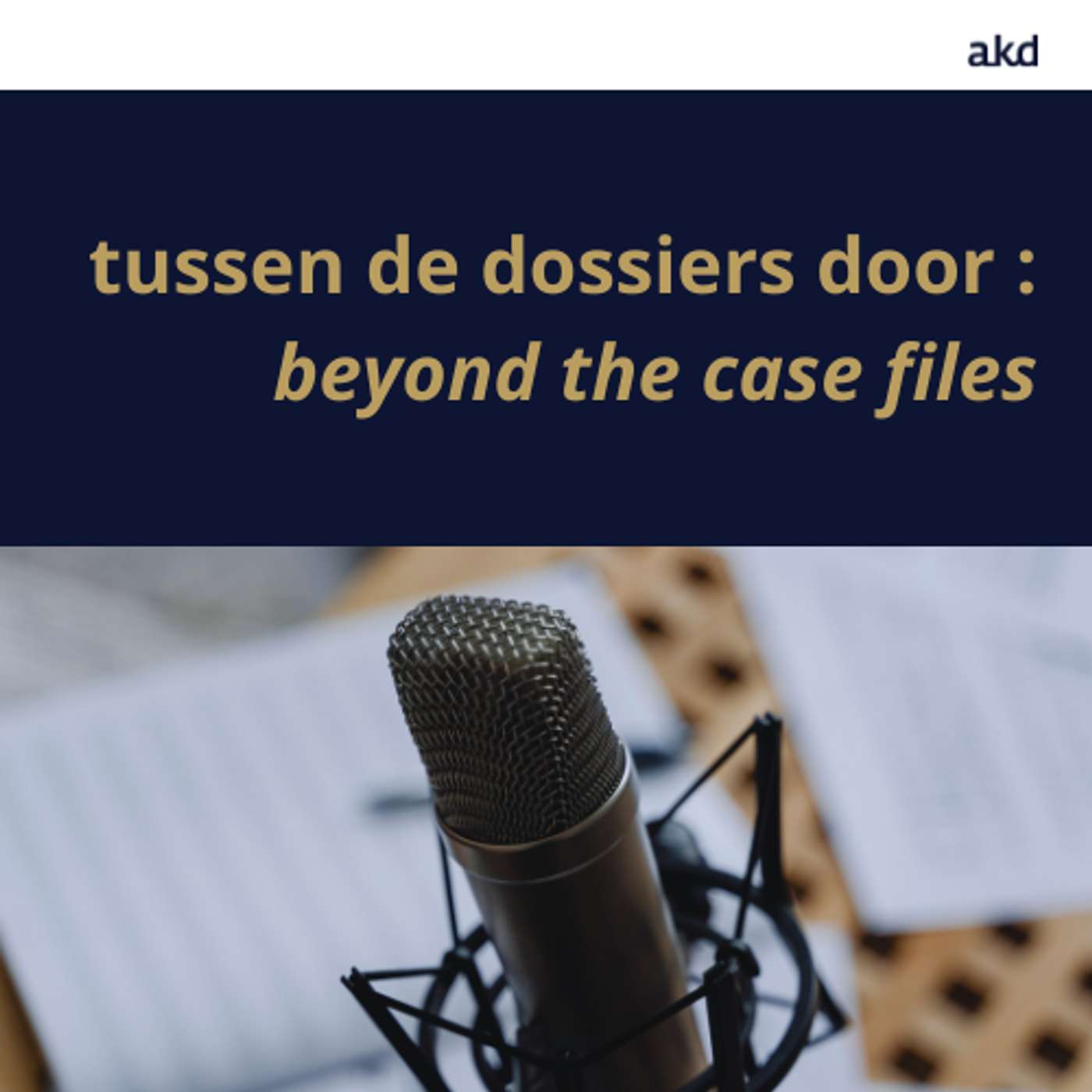 Tussen de dossiers door podcast artwork