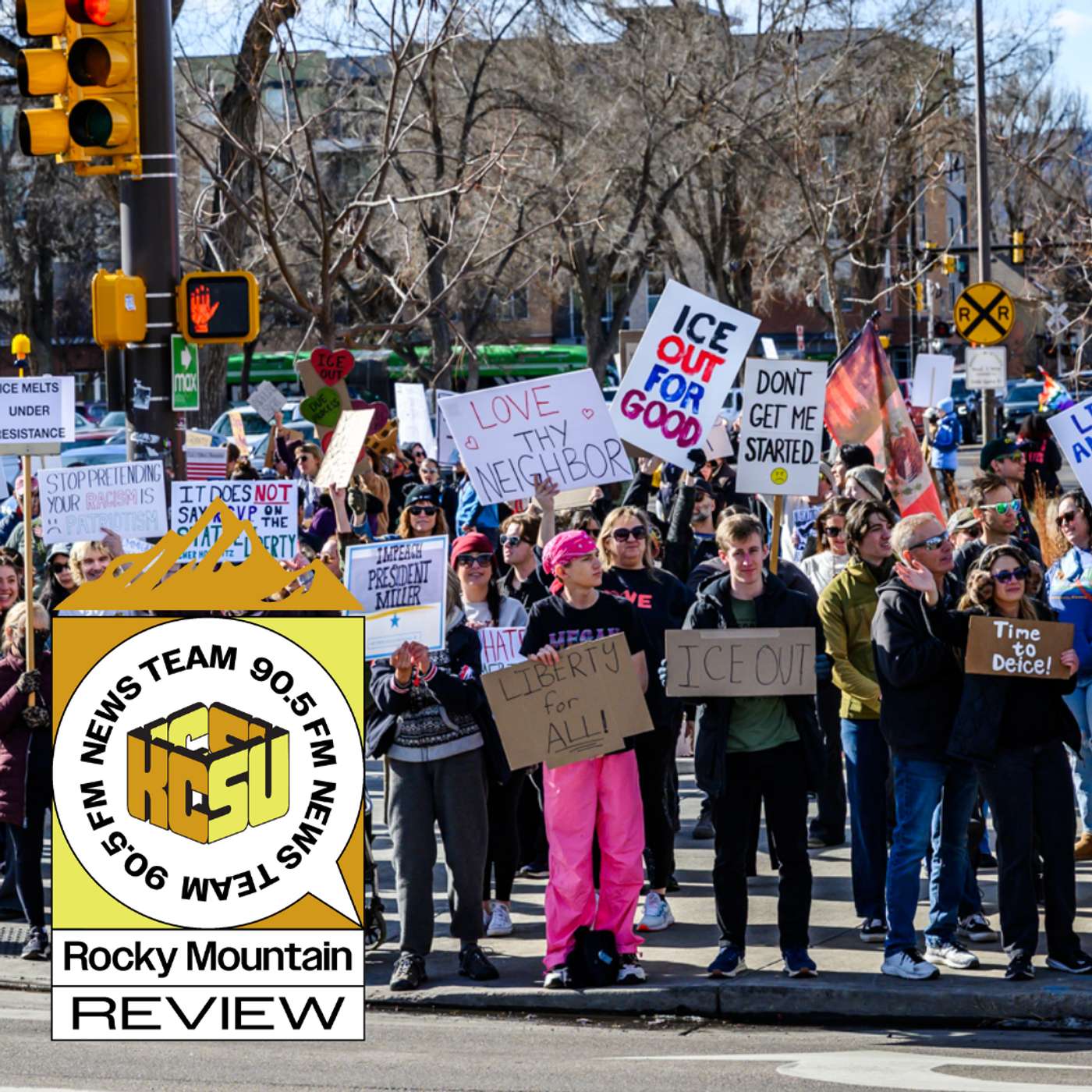 Hundreds protest ICE in Fort Collins, Pet blood needed for CSU research, Colorado lawmakers propose bills to restrict ICE episode artwork