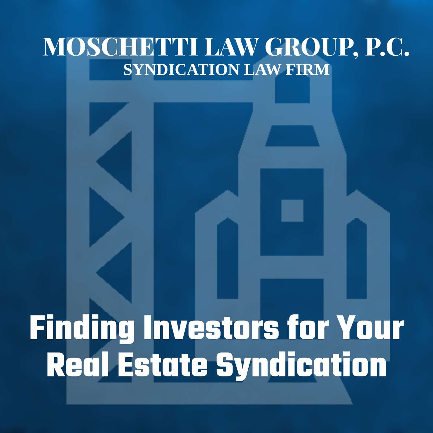 Syndication Law & The Private Placement Memorandum Attorney