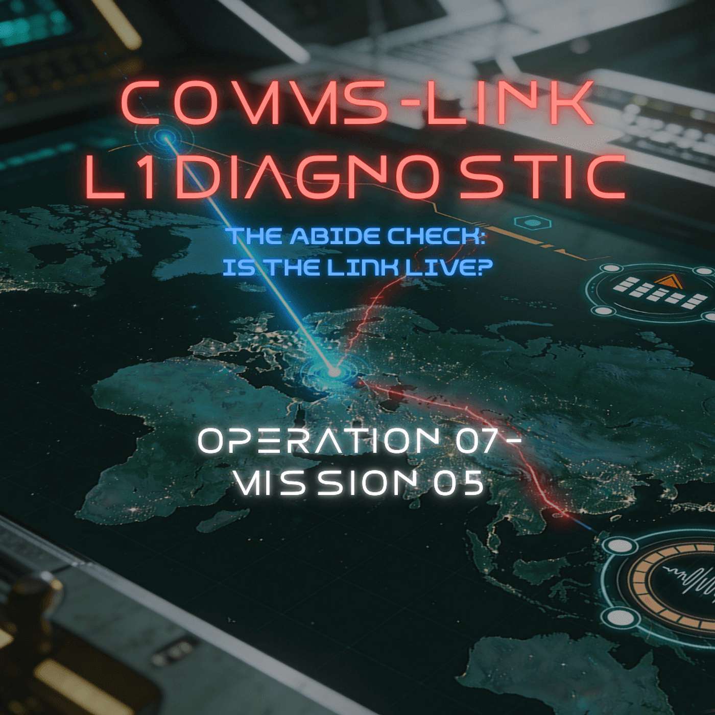 OPERATION 07 — Mission 05 | Comms-Link L1 Diagnostic — The Abide Check: Is the Link Live?