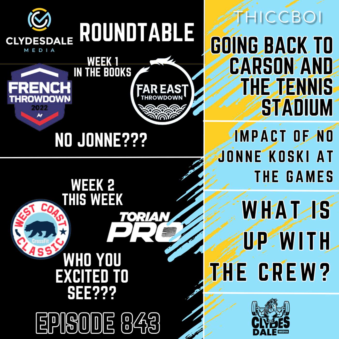 The Clydesdale Media Round Table | Week 1 of Semifinals are Done, Week 2 on the Way episode artwork
