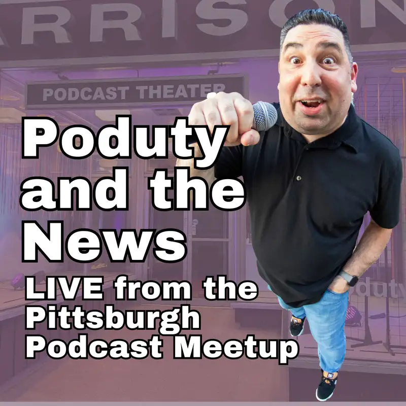 Live from the Pittsburgh Podcast Meetup.  Tonight's topics: Live Podcasting on a Budget, Ad Placements, and Shaq Goes Live: