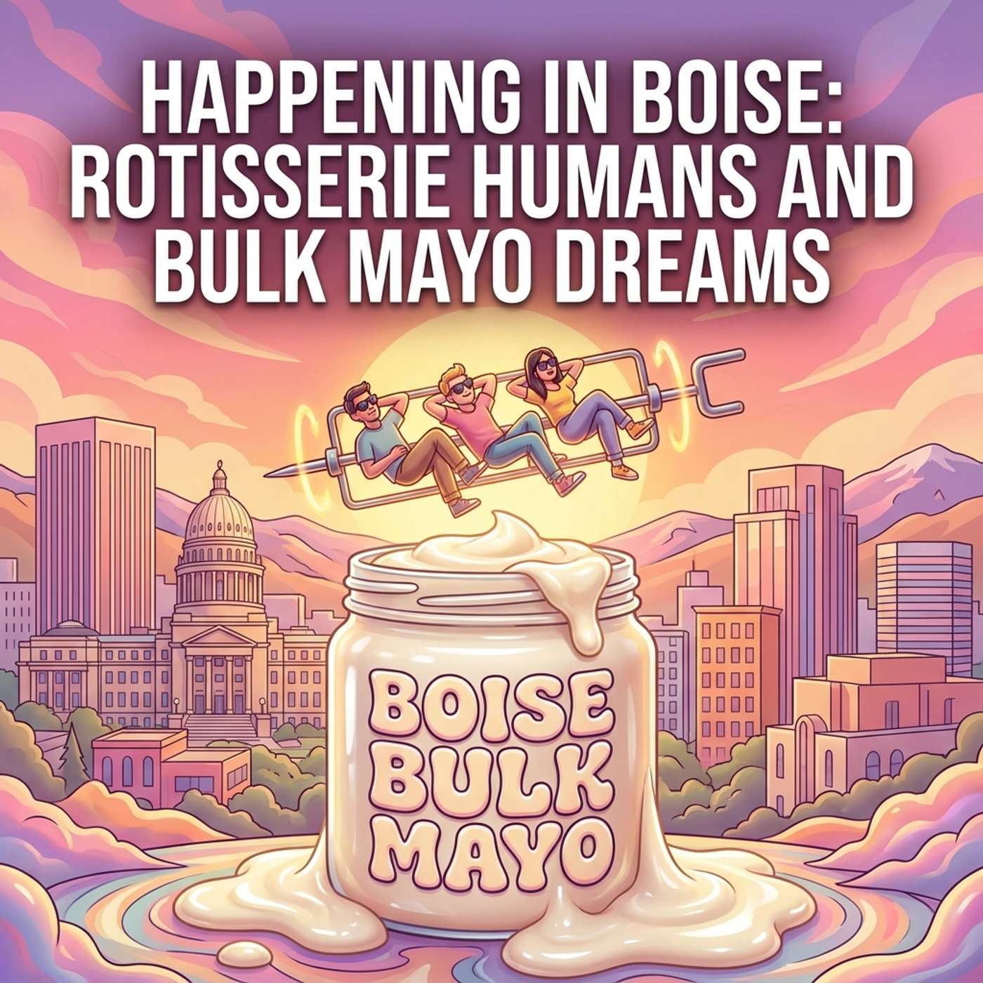 Happening in Boise: Rotisserie Humans and Bulk Mayo Dreams episode artwork
