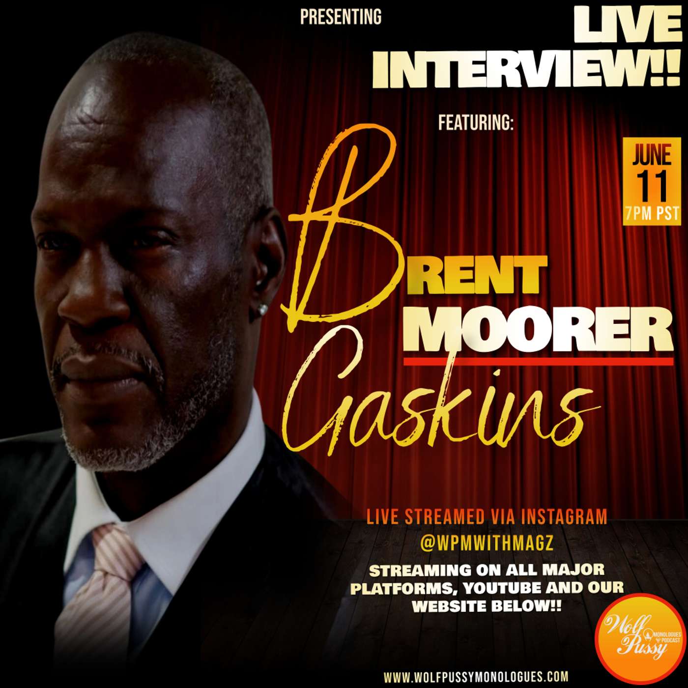 LIVE INTERVIEW WITH BRENT MOORER GASKINS episode artwork
