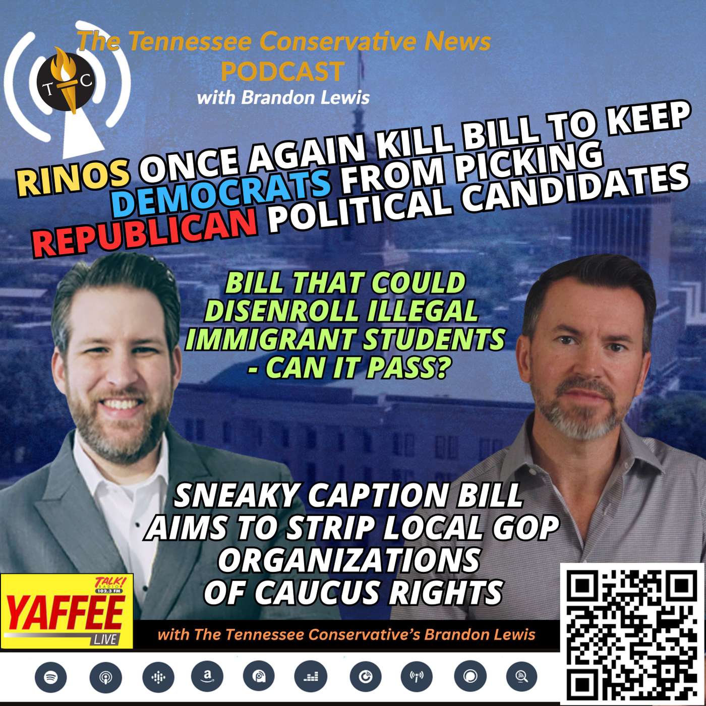 RINOs Once Again Kill Bill To Keep Democrats From Picking Republican Political Candidates & Much More!