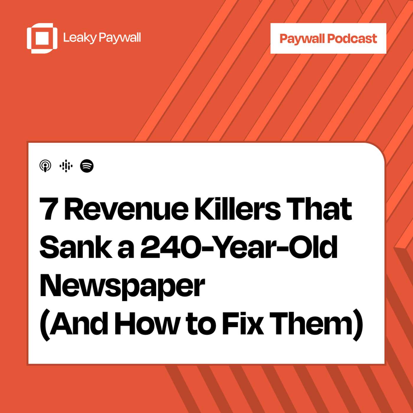 7 Revenue Killers That Sank a 240-Year-Old Newspaper (And How to Fix Them) 7 Revenue Killers That Sank a 240-Year-Old Newspaper (And How to Fix Them)
