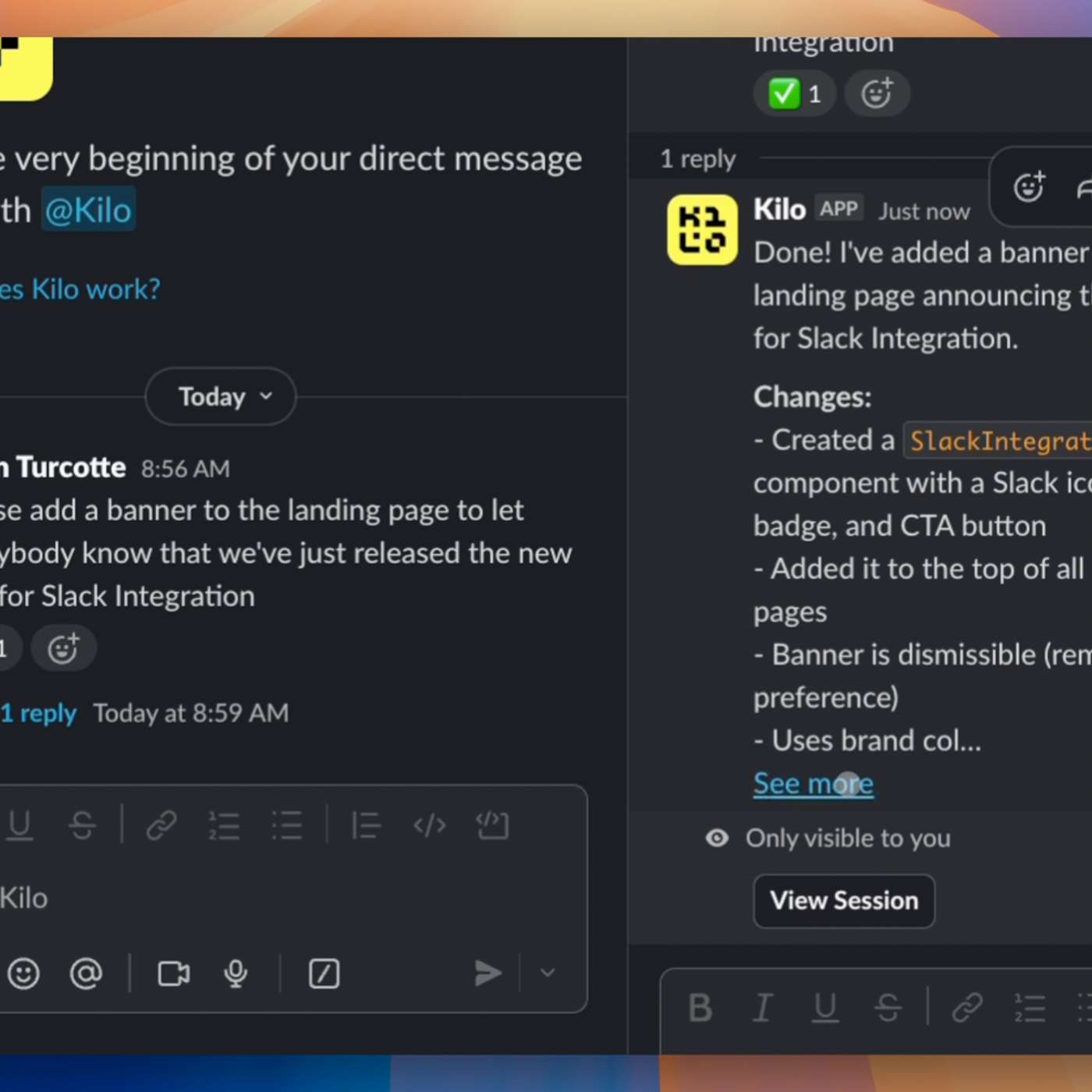 Convert Your Slack Threads Into Code with AI: Meet Kilo for Slack