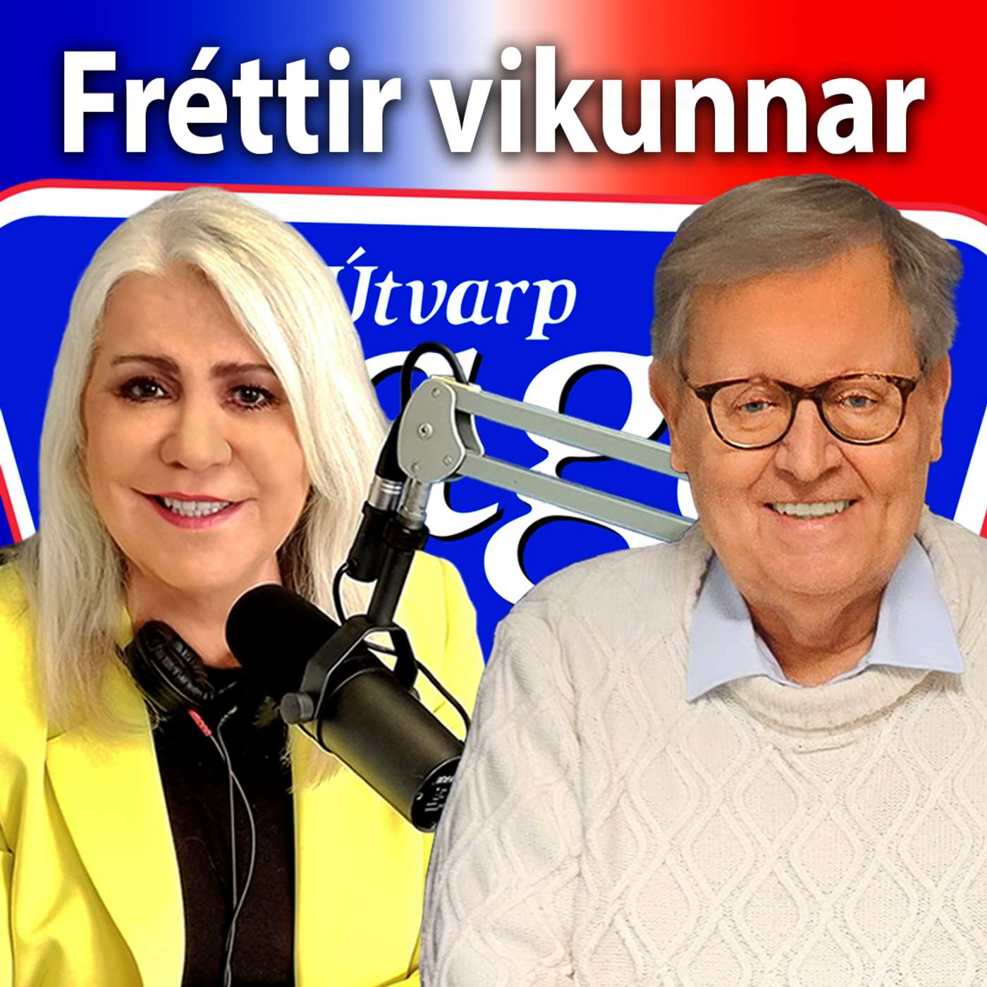 Fréttir vikunnar; Arnþrúður Karlsdóttir og Pétur Gunnlaugsson