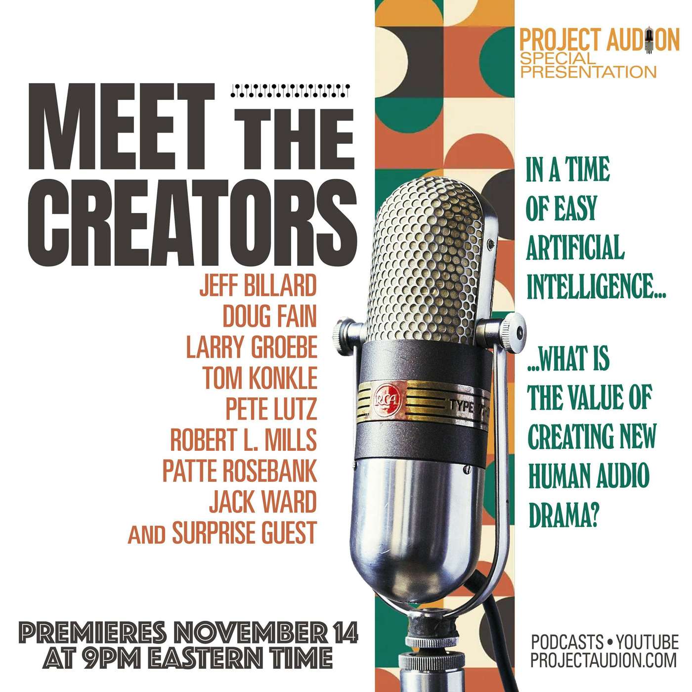 Project Audion Episode 76: Meet The Creators episode artwork