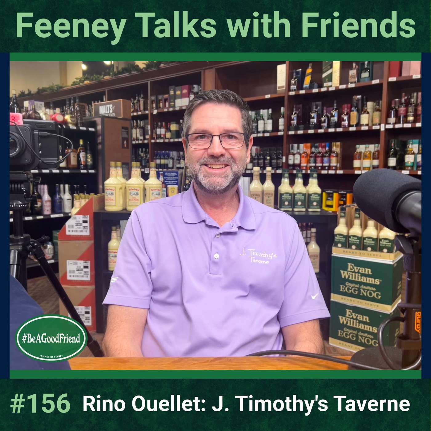 Feeney Talks With Friends