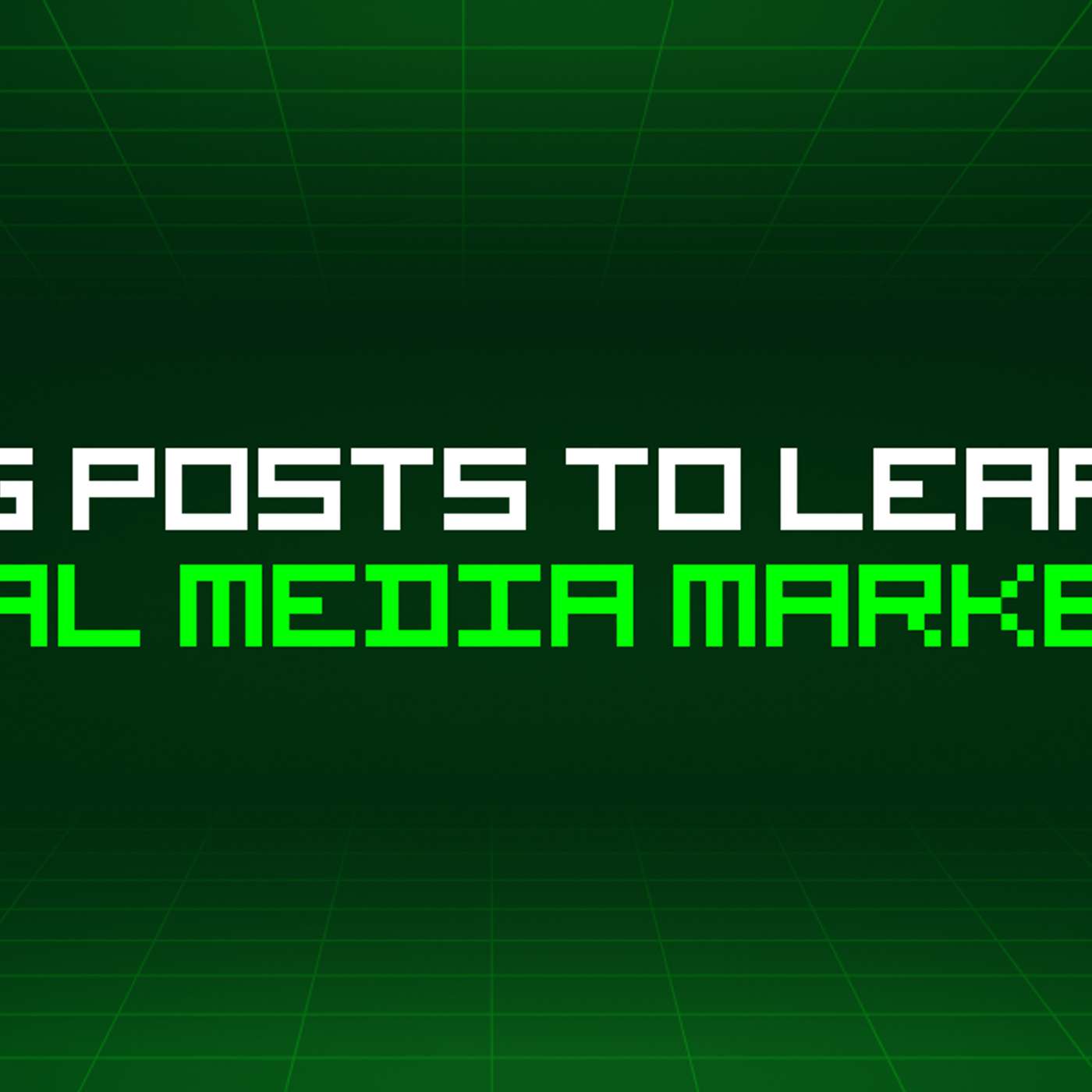 284 Blog Posts To Learn About Social Media Marketing episode artwork