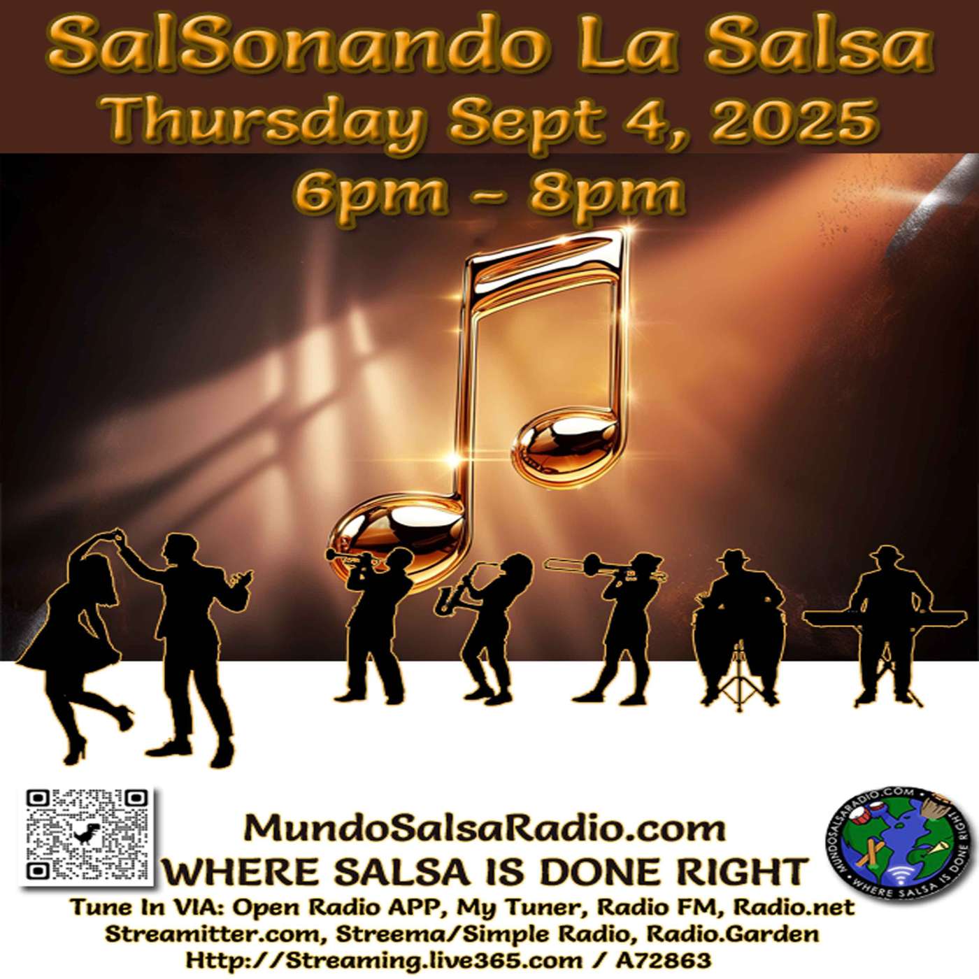 SalSonando La Salsa DJ Eddie Sept 4 2025 Show # 106