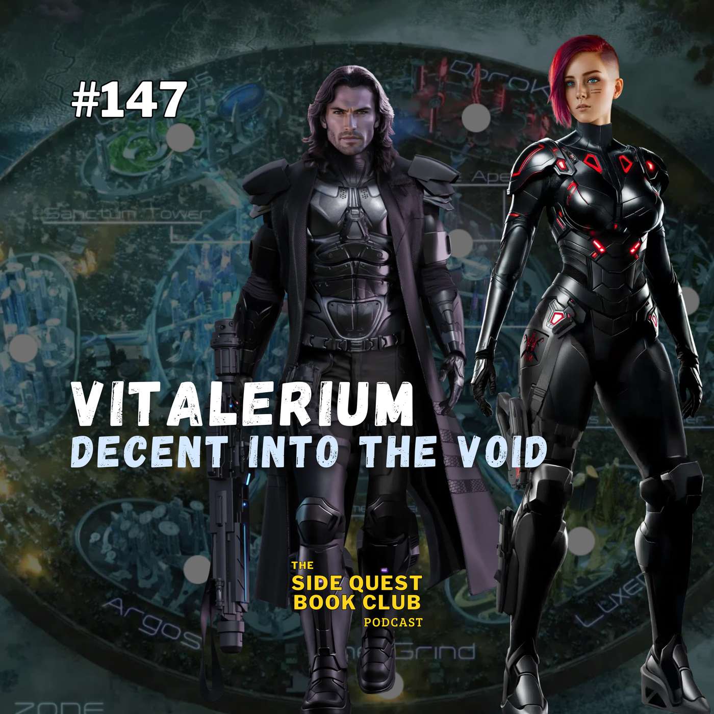 Vitalerium: Descent into the Void Part 4 - Nicholas Keating Casbarro - Sci-fi Cyberpunk Dystopian Book