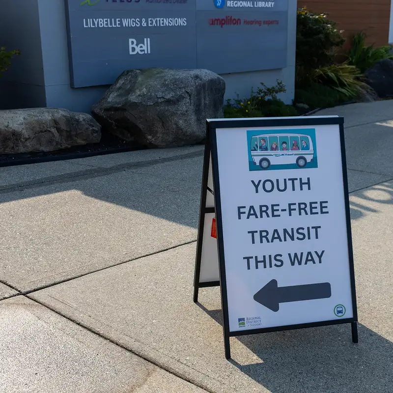 New fare-free youth bus pass program to start in Regional District
