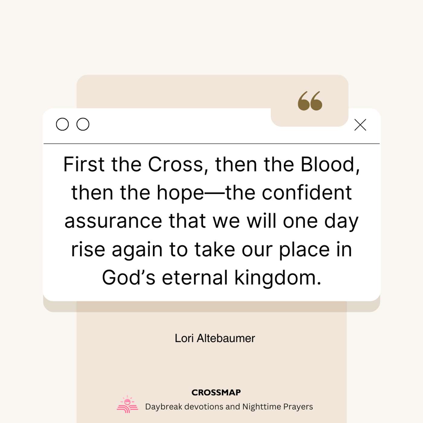 The Cross, the Blood, and the Empty Tomb