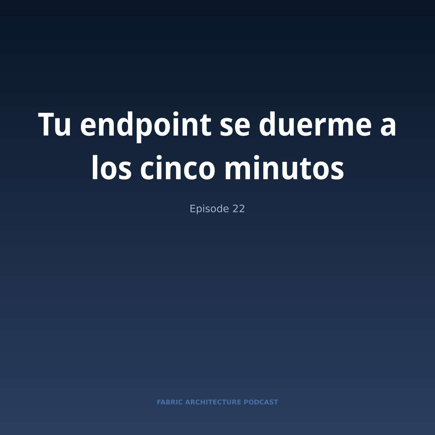 Portada de Microsoft Fabric Architecture Podcast (Español)