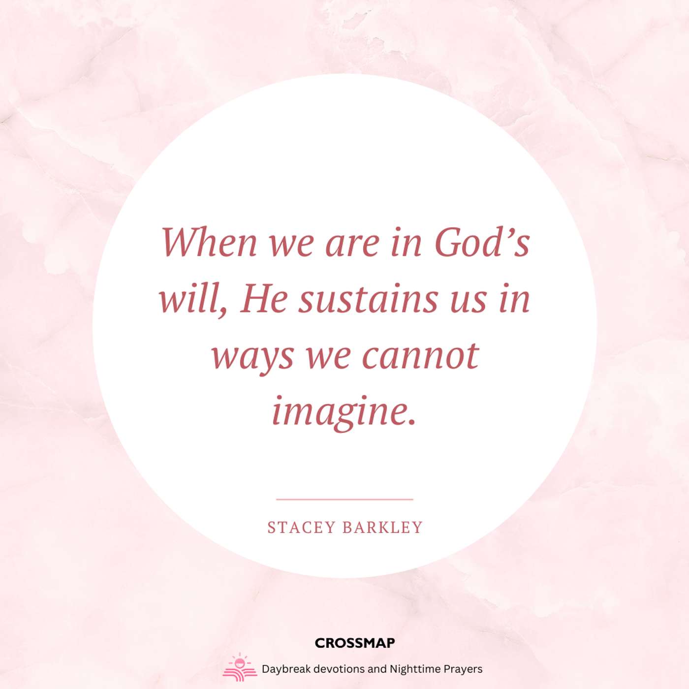 Stepping Out in Faith