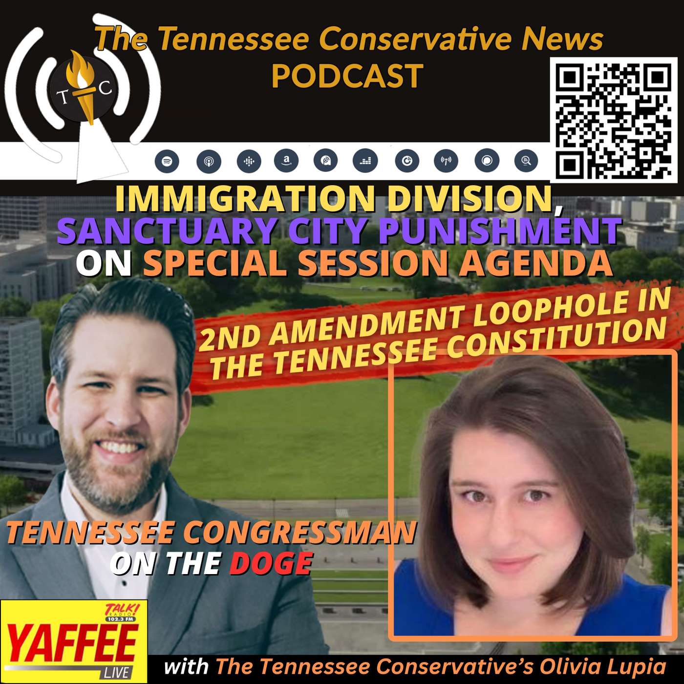 2nd Amendment Loophole in Tennessee Constitution, Sanctuary City Punishment & the Special Session, & TN Congressman on the DOGE!