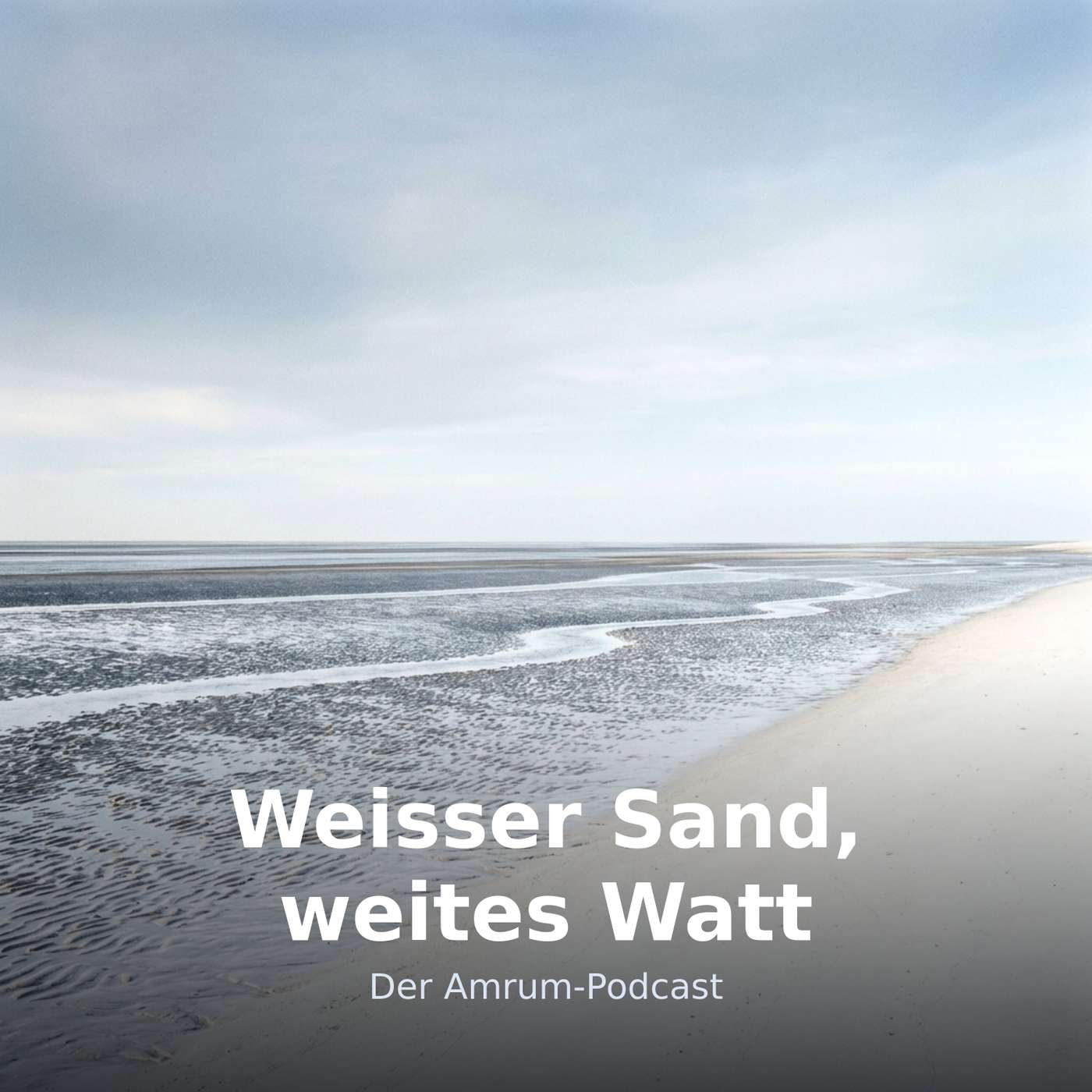 Weisser Sand, weites Watt