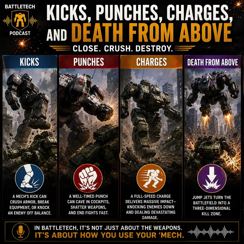 Kicks, Punches, Charges, and Death From Above