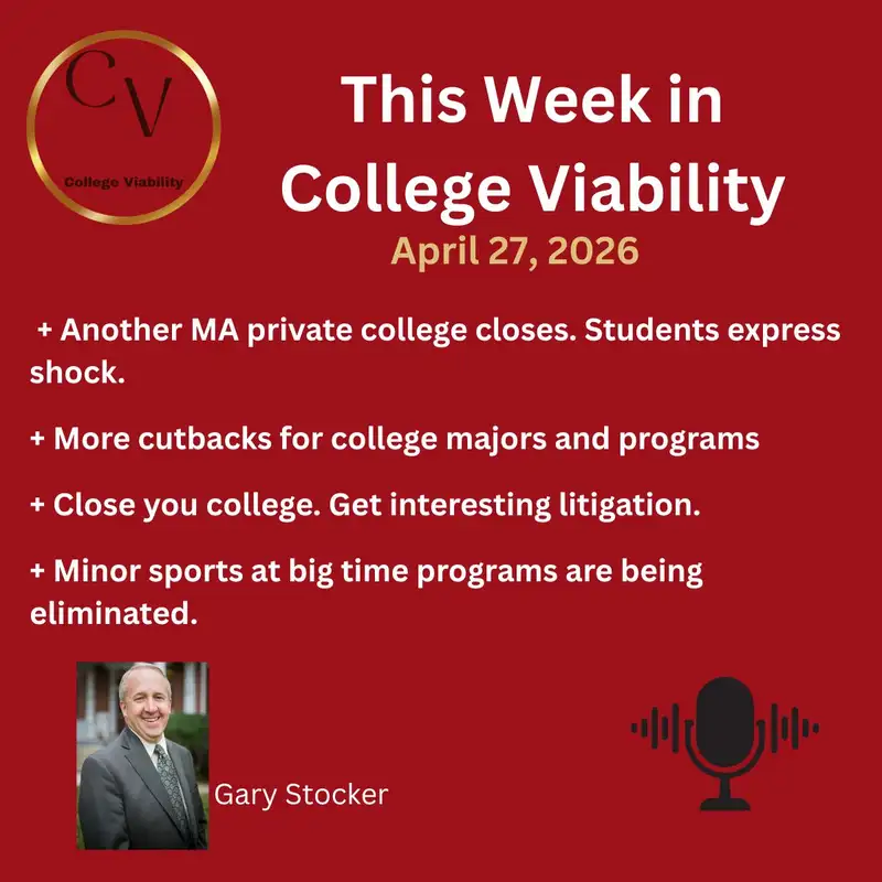 This Week In College Viability (TWICV) for April 27, 2026