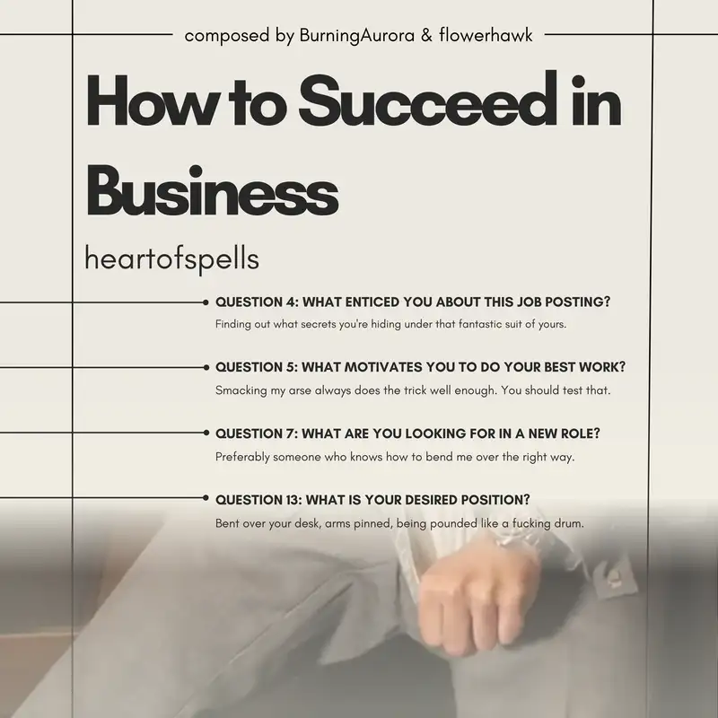  How to Succeed in Business by heartofspells