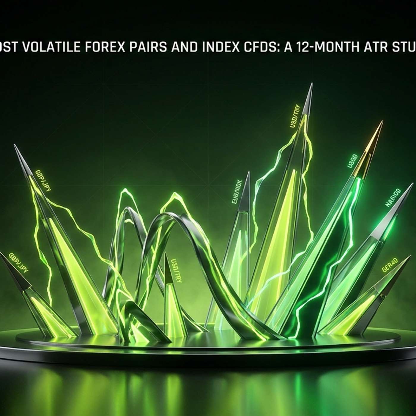 Most Volatile Forex Pairs and Index CFDs: A 12-Month ATR Study