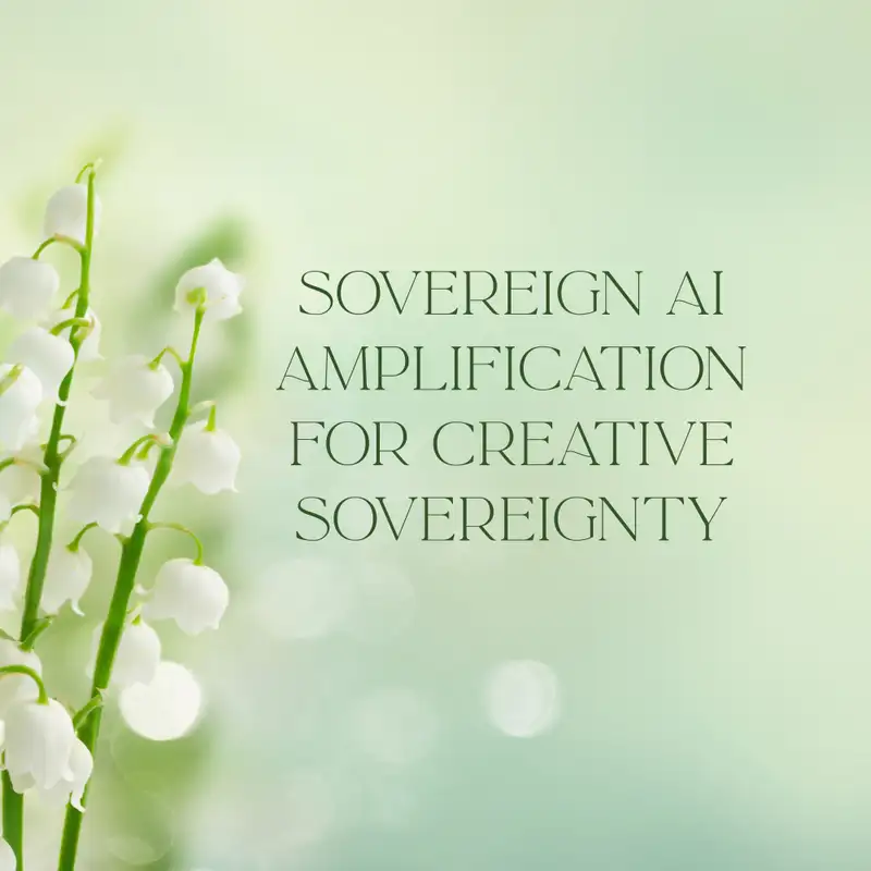 22. Sovereign AI (Articulate Intelligence) Amplification for Creative Sovereignty