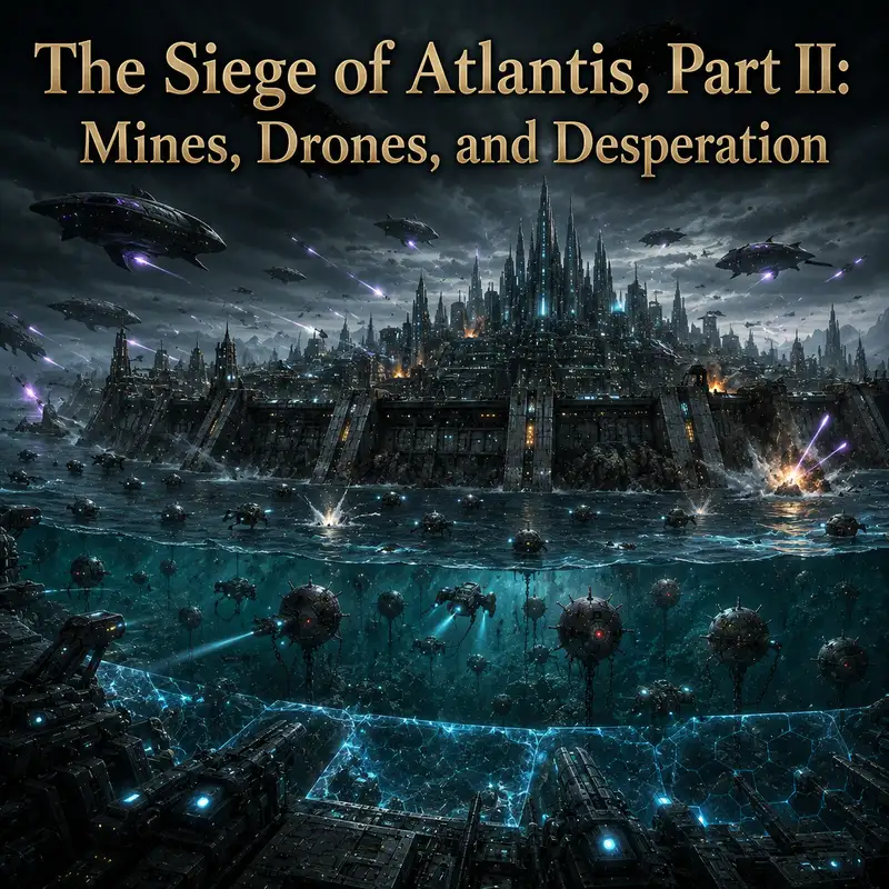 The Siege of Atlantis, Part II: Mines, Drones, and Desperation