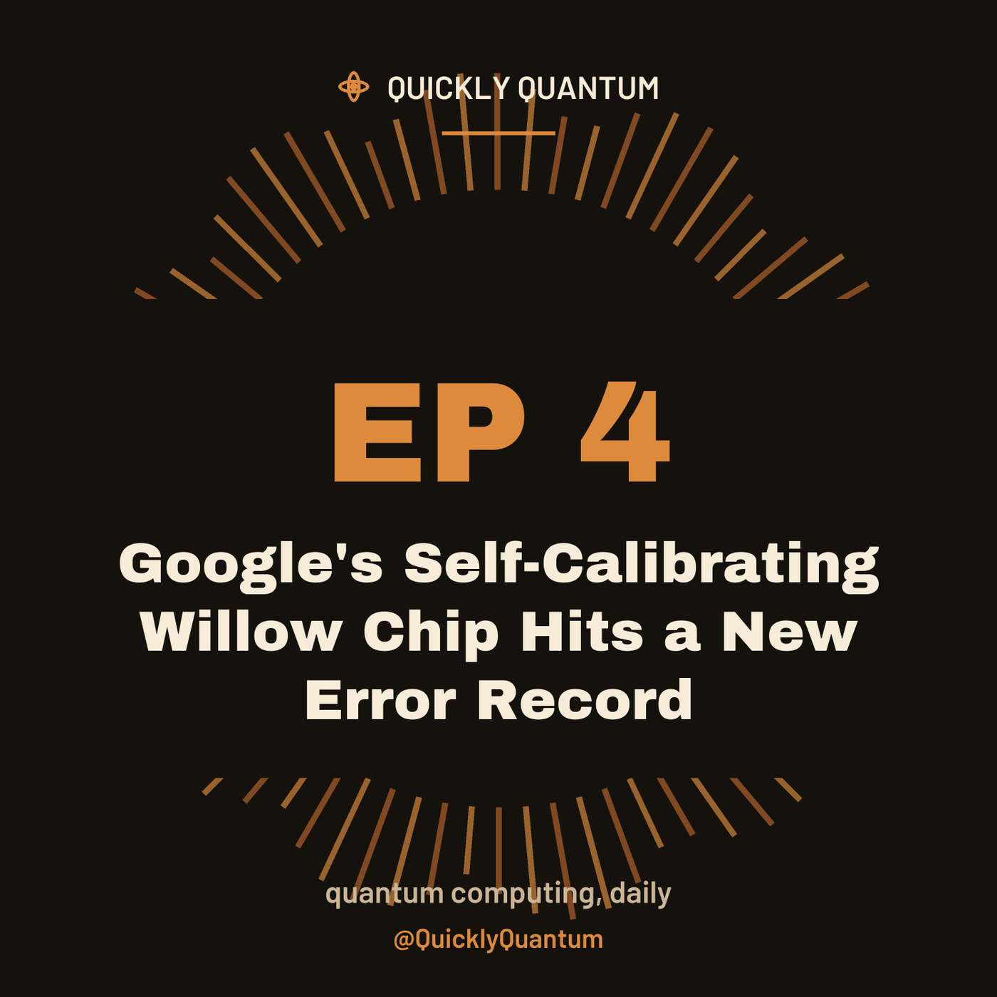 Ep 4: Google's Self-Calibrating Willow Chip Hits a New Error Record episode artwork