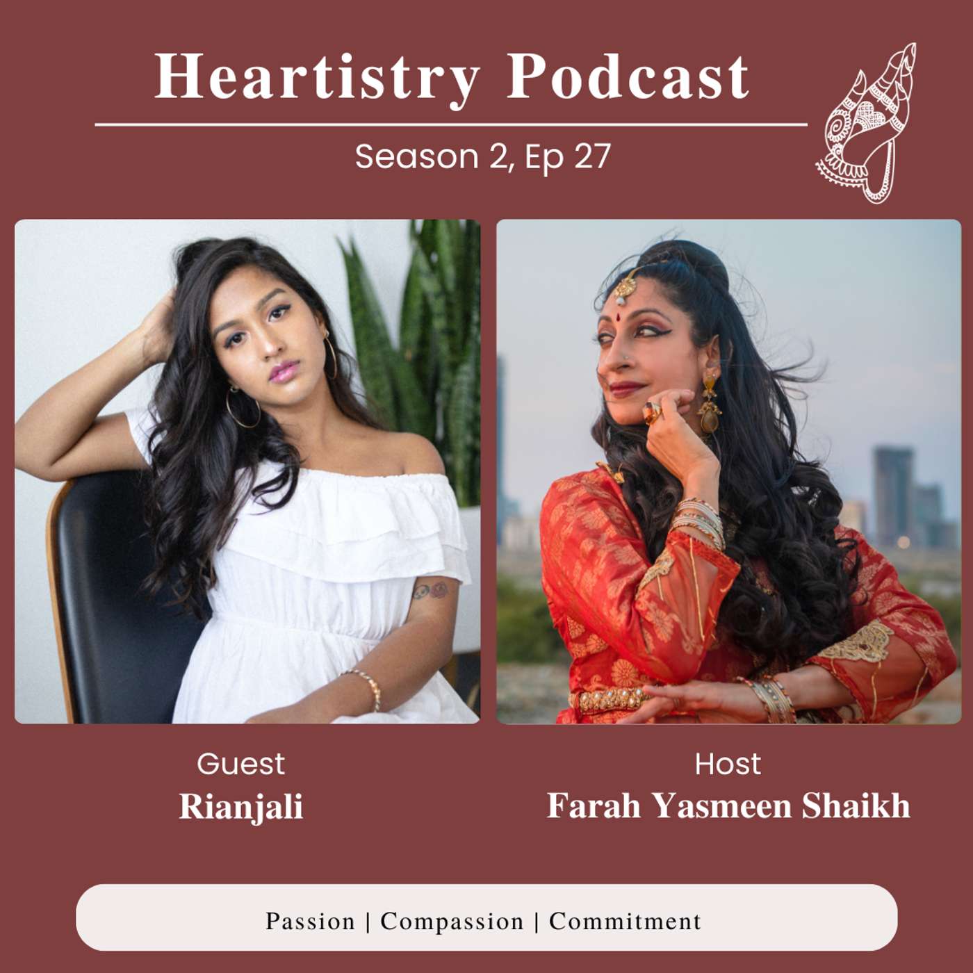 S2 Ep 27 - Rianjali -S outh Asian American, Singer-songwriter/composer from Queens, NY episode artwork