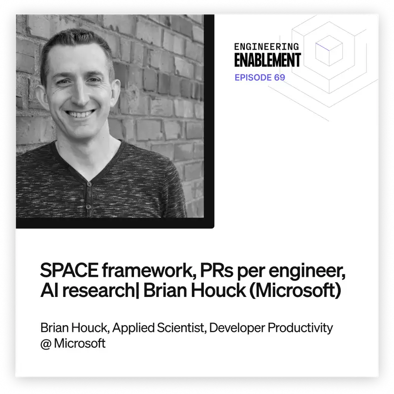 SPACE framework, PRs per engineer, AI research