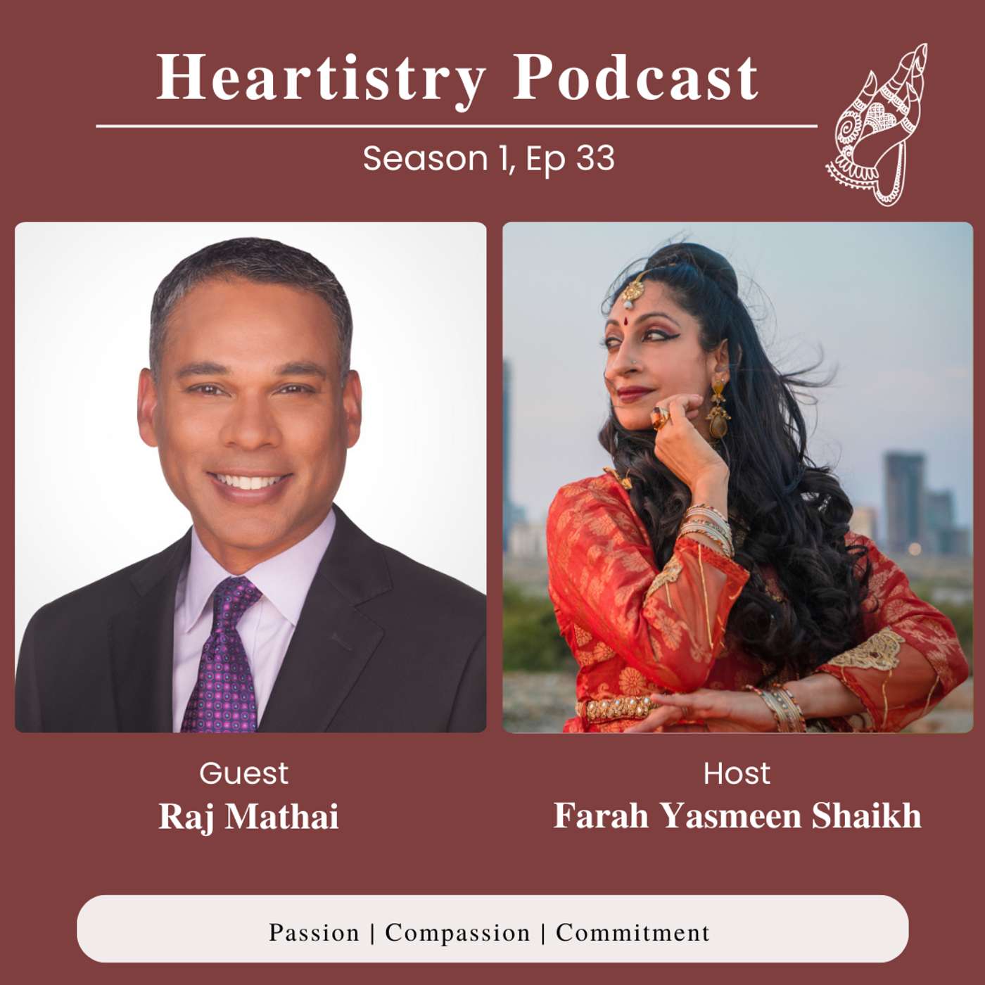 S1 Ep 33 - Raj Mathai - Emmy award winner, News anchor at NBC Bay Area episode artwork