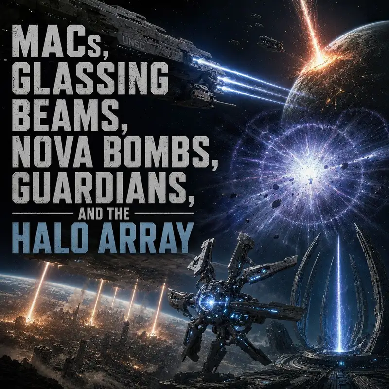 MACs, Glassing Beams, NOVA Bombs, Guardians, and the Halo Array