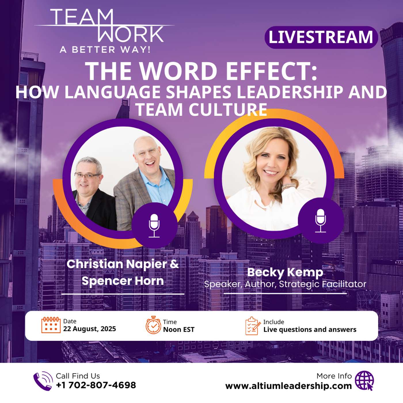 The Word Effect: How Language Shapes Leadership and Team Culture The Word Effect: How Language Shapes Leadership and Team Culture