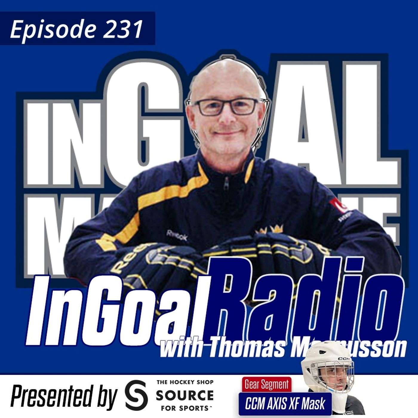 Episode 231 with Thomas Magnusson plus CCM's AXIS XF Mask episode artwork