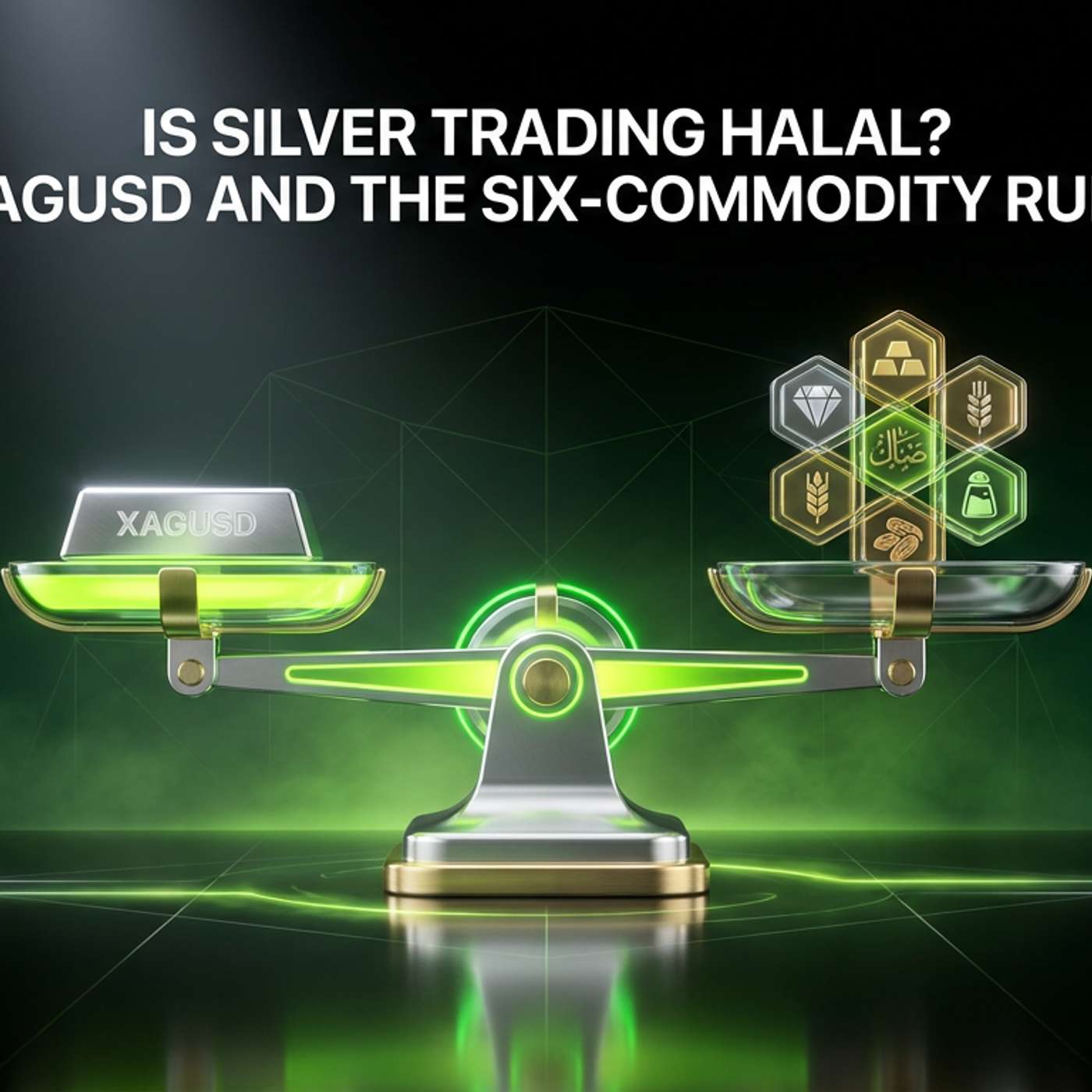 Is Silver Trading Halal? XAGUSD and the Six-Commodity Rule