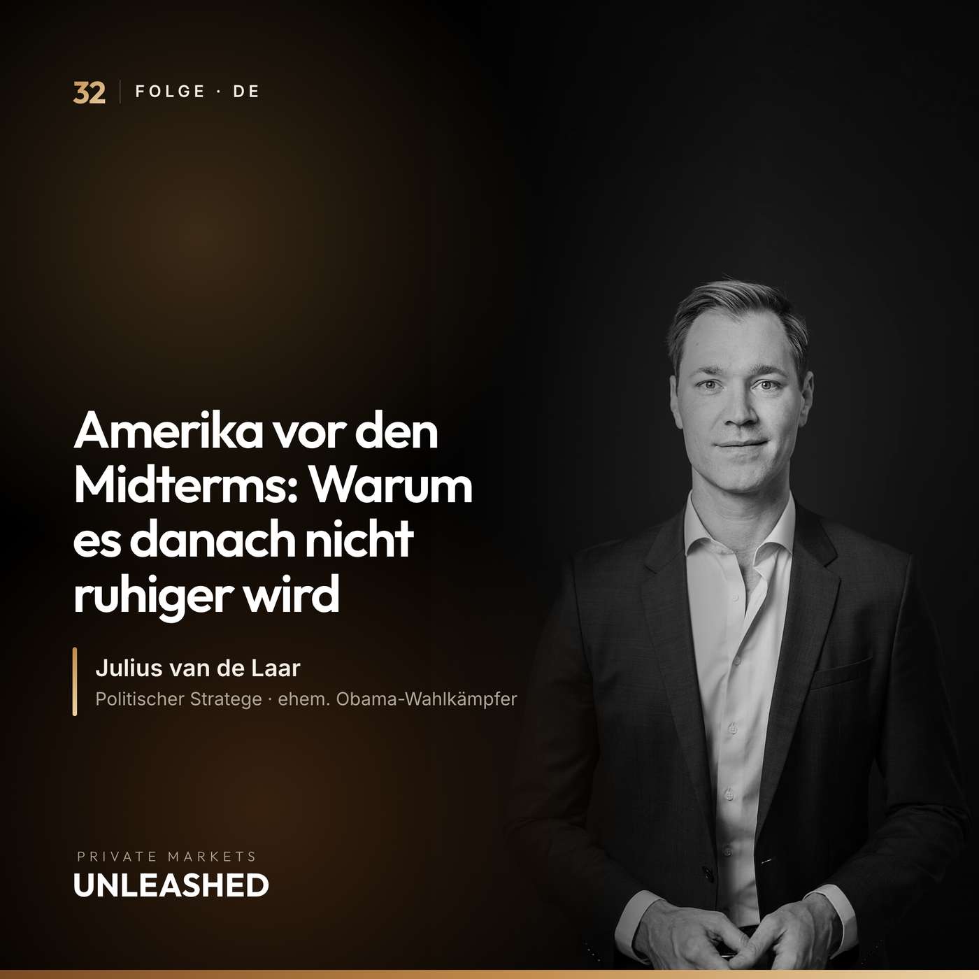 Amerika vor den Midterms: Warum es danach nicht ruhiger wird mit Julius van de Laar, DE #32 episode artwork