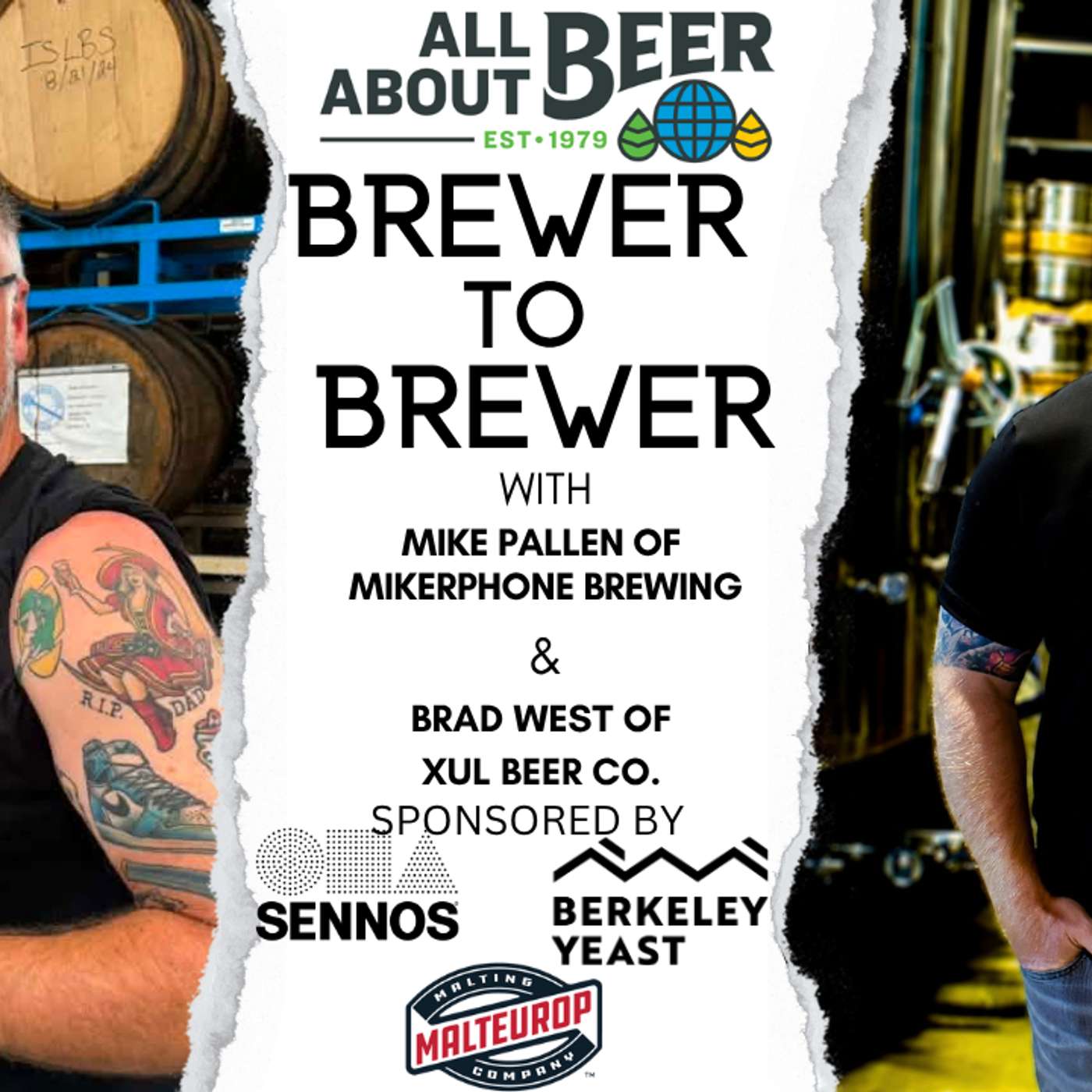 Brewer to Brewer: Mike Pallen and Brad West episode artwork