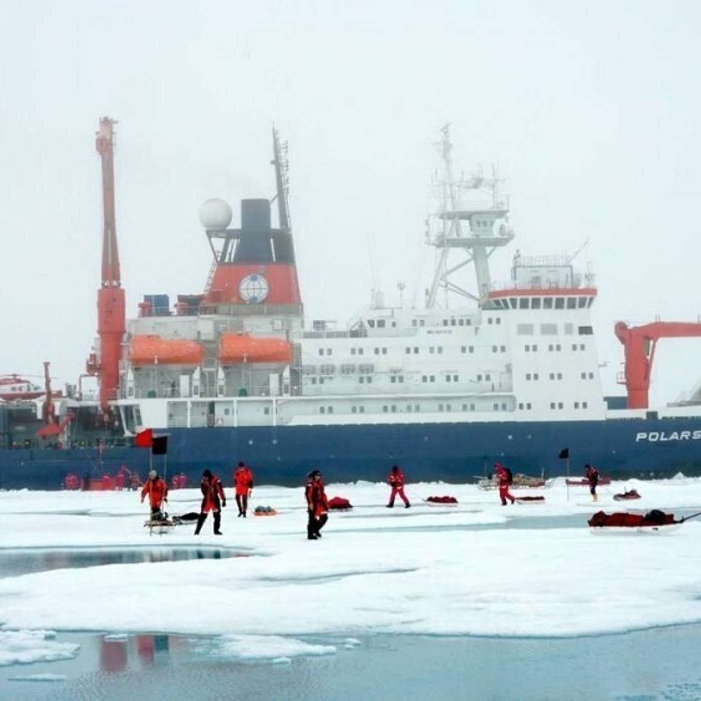 Немецкий исследовательский ледокол вернулся из льдов Арктики
