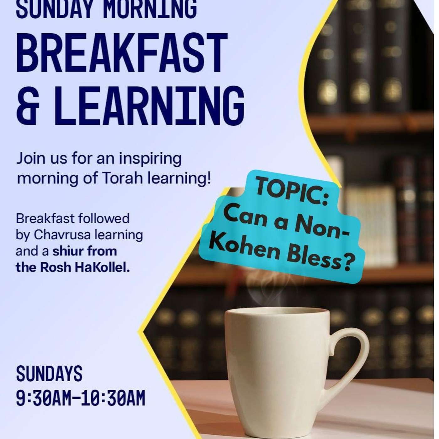 Sunday Halacha - Can a Non-Kohen Bless? episode artwork