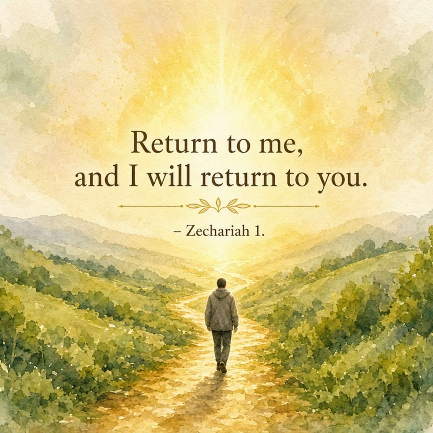 Zechariah 1 Return to me and I will return to you. episode artwork