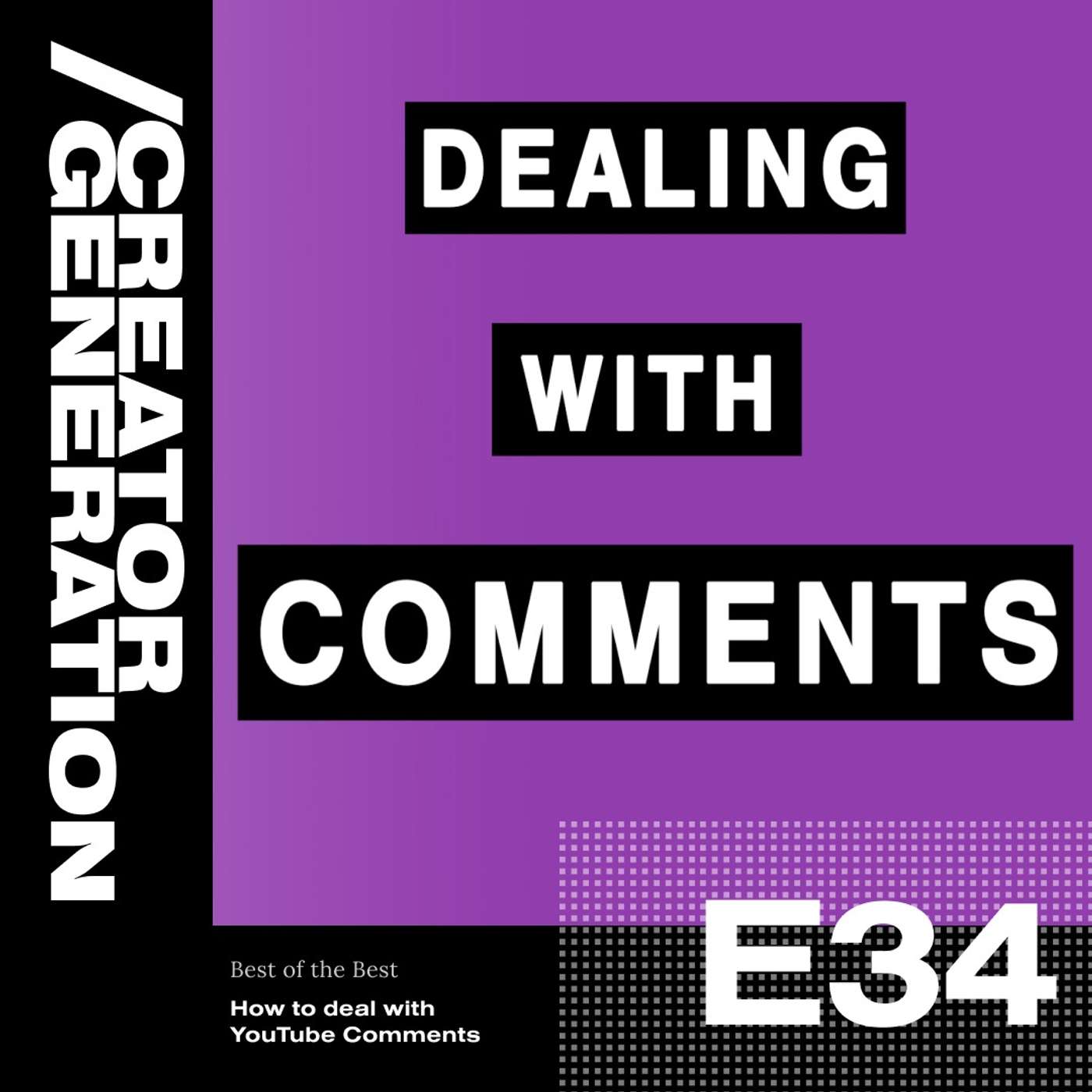 How to deal with YOUTUBE COMMENTS episode artwork