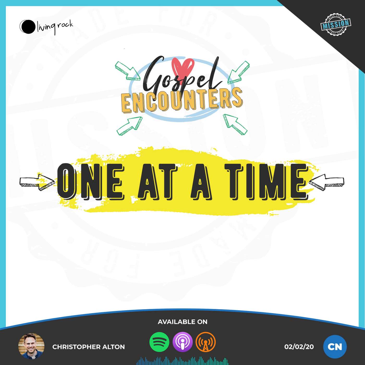 Gospel Encounters: “One at a Time” | Christopher Alton | 02/02/20 | Central episode artwork