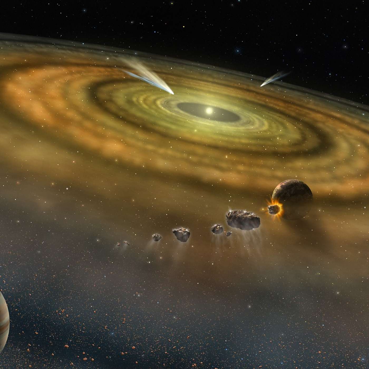 Jupiter's Appetite for Planetesimals and Earth's Origins episode artwork