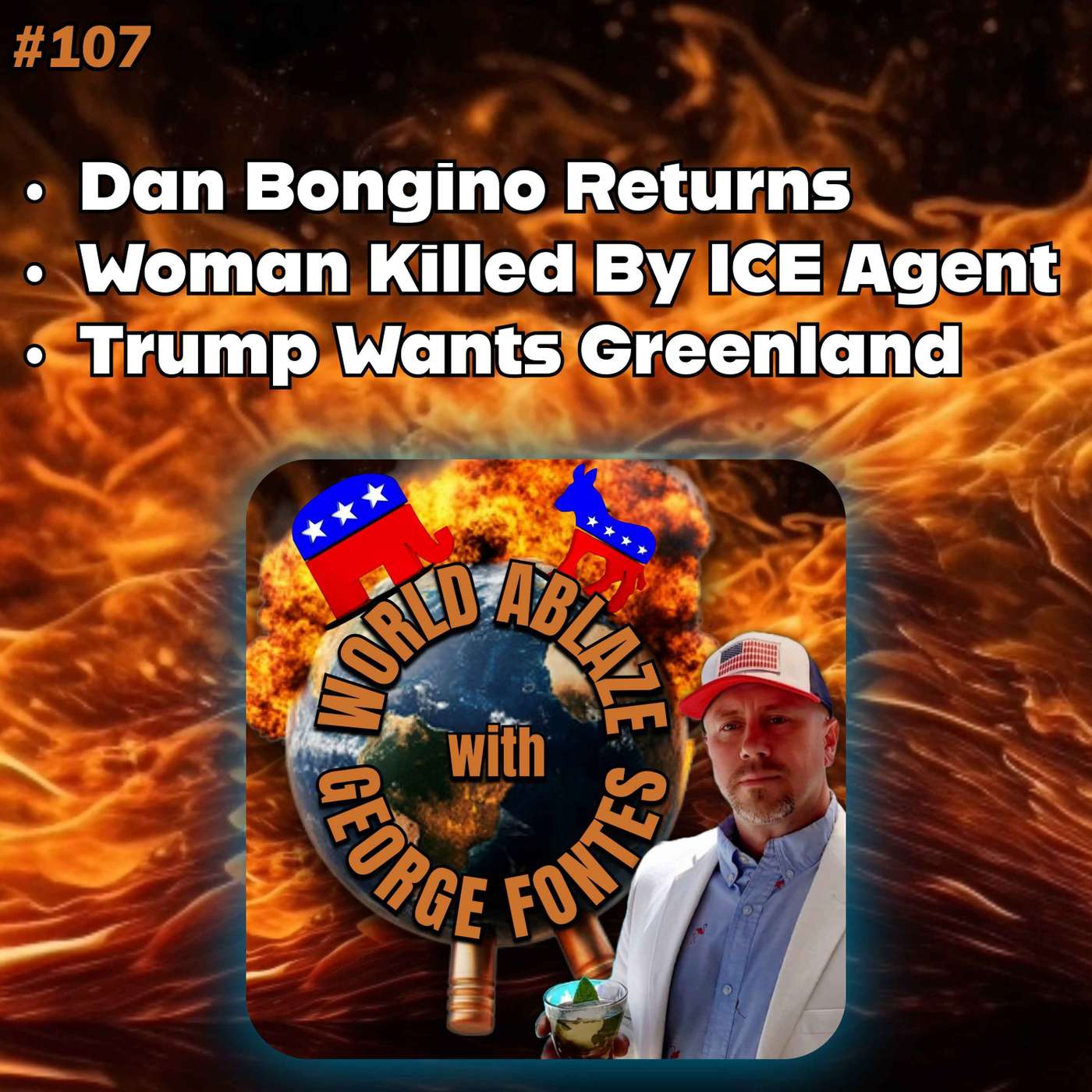 Dan Bongino Returns, Woman Killed By ICE Agent, and Trump Wants Greenland episode artwork