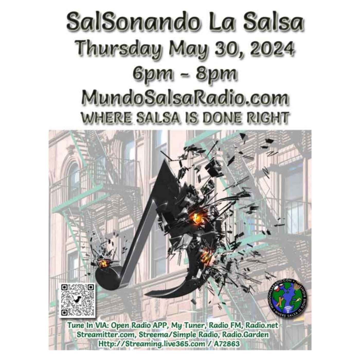 SalSonando La Salsa DJ Eddie May 30 2024 SSLS # 75 episode artwork