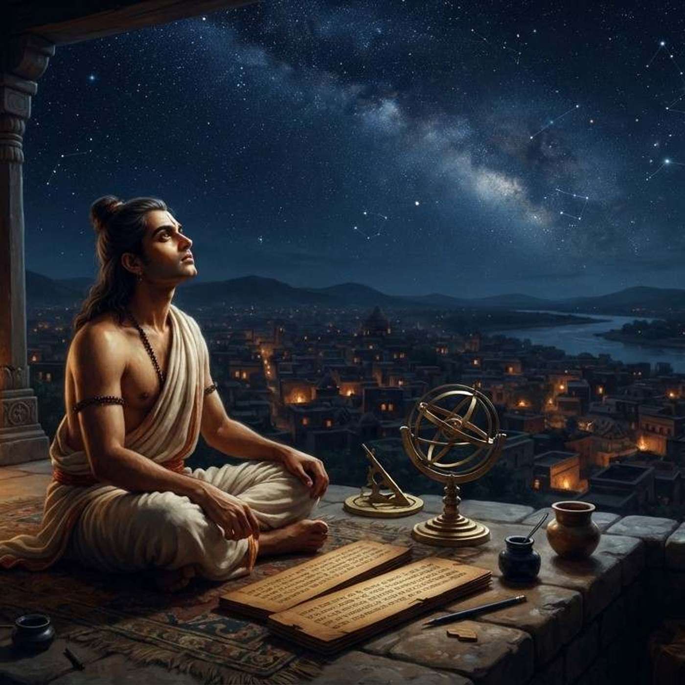Aryabhata: The Ancient Indian Mathematician Who Calculated the Earth's Rotation to Within One-Hundredth of a Second in 499 CE episode artwork