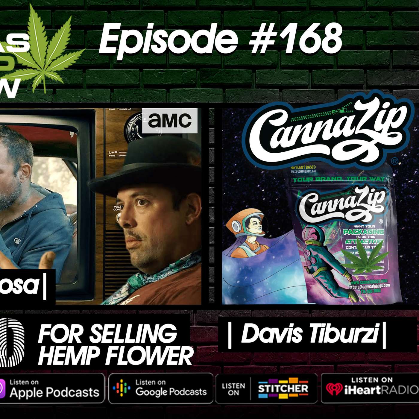 Episode # 168 CannaZip Bags & ATX Budtenders episode artwork