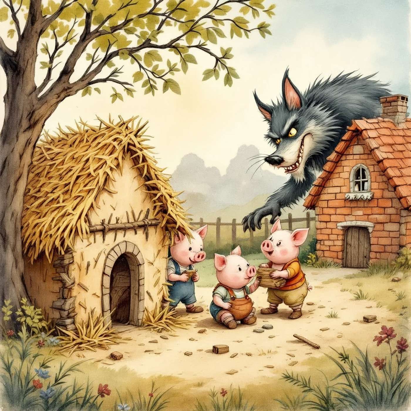 The Story of the Three Little Pigs cover art